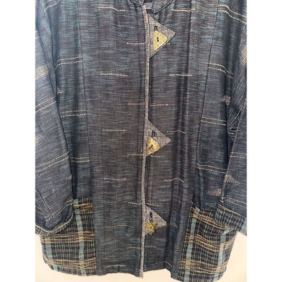 Veranda Wear S/M Handwoven Jacket art to wear - Picture 3 of 5